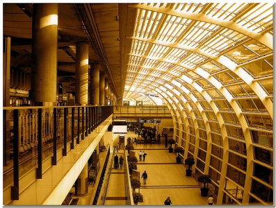 Foto di un aeroporto area voli